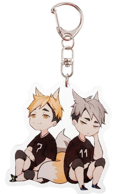 Haikyuu!! TO THE TOP Anime badge Kita Shinsuke Atsumu Miya Rintarou Suna  Aran Ojiro Haikyu Glass Cabochon Keychain