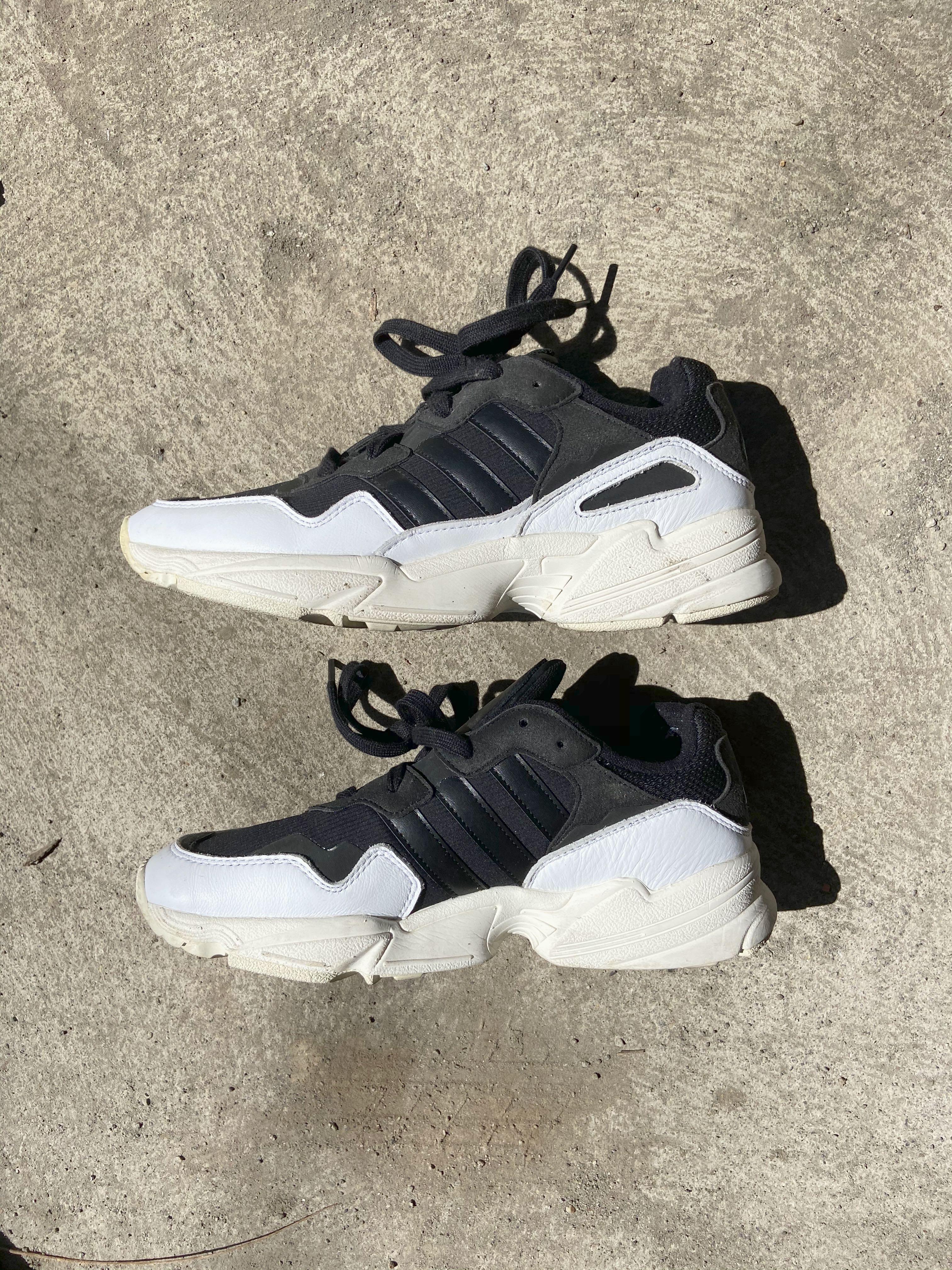 Adidas Yung 96 Cloud White Core Black Men S Fashion Footwear Sneakers On Carousell