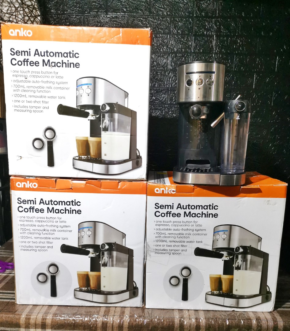 Anko semi automatic coffee machine hot sale