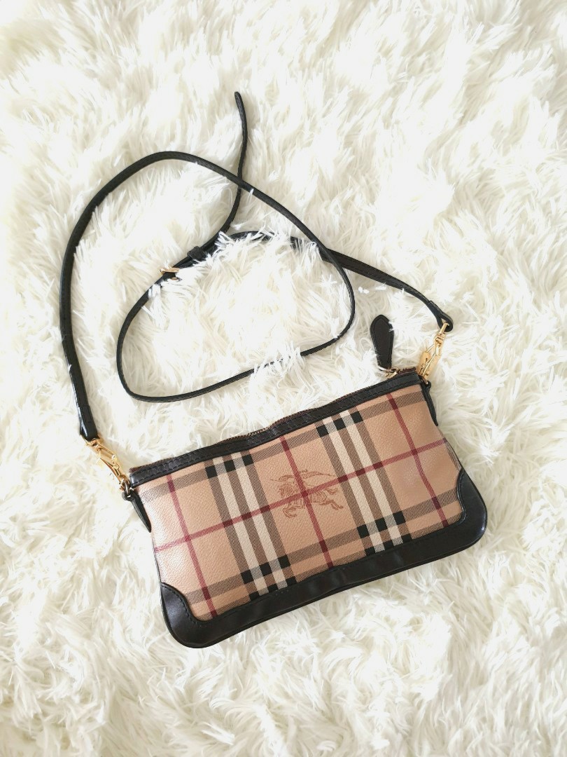Burberry haymarket crossbody clearance