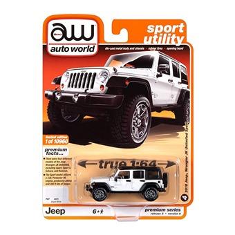 Auto World Jeep Wrangler Bright White 1 64 Scale Die Cast Car Hobbies Toys Toys Games On Carousell