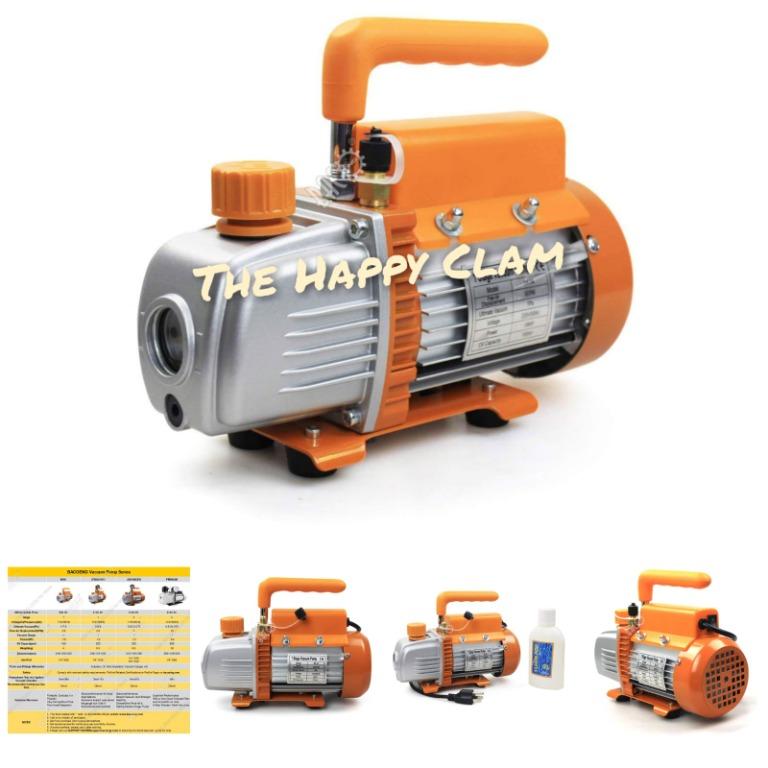 BACOENG Vacuum Pump Standard 3.6 CFM Single Stage HVAC, Furniture