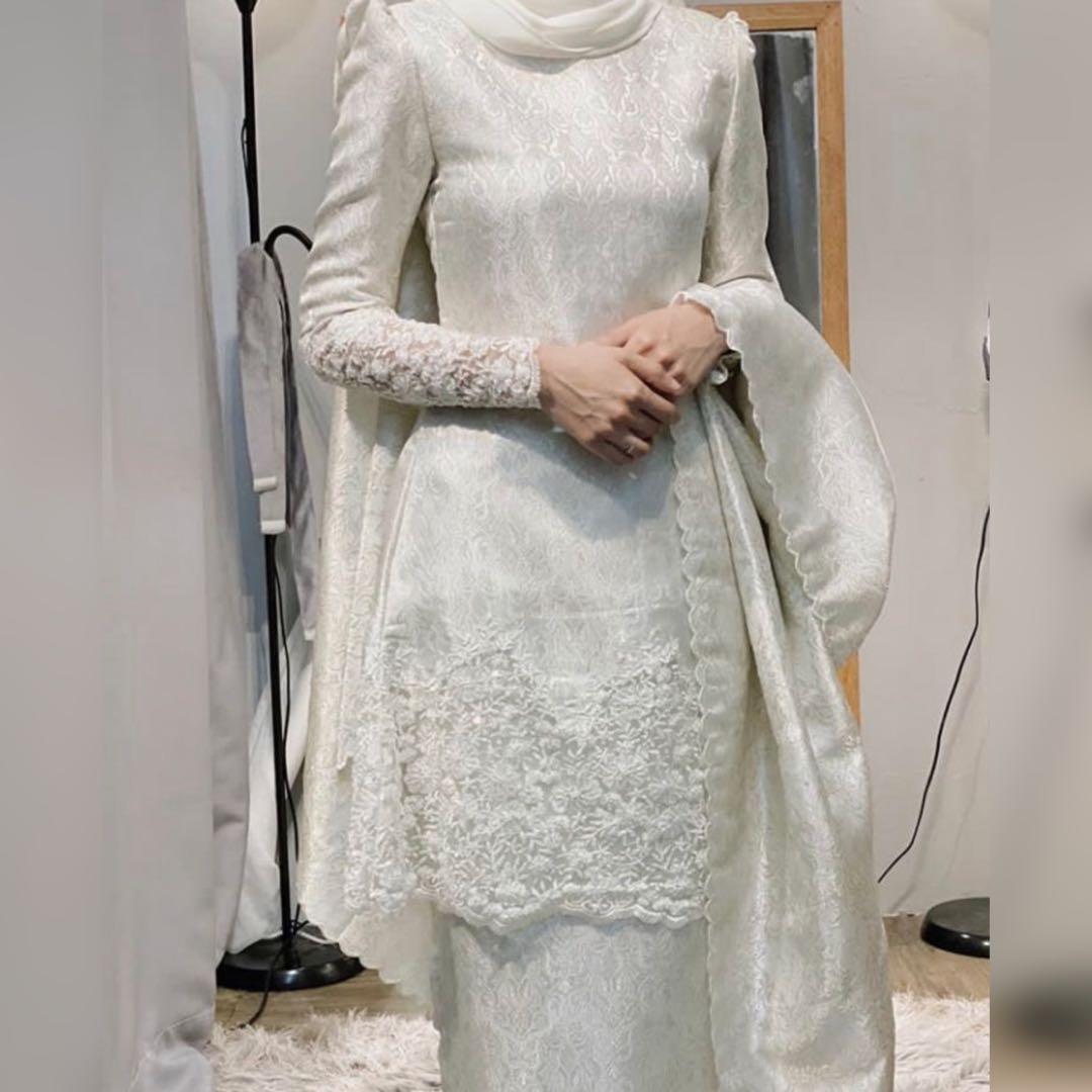 Baju nikah silver Clearance