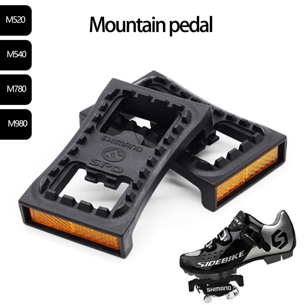 cleat and flat pedal