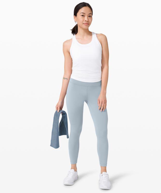 BNWT Lululemon wunder under Tights 25” Chambray , Women's Fashion,  Activewear on Carousell