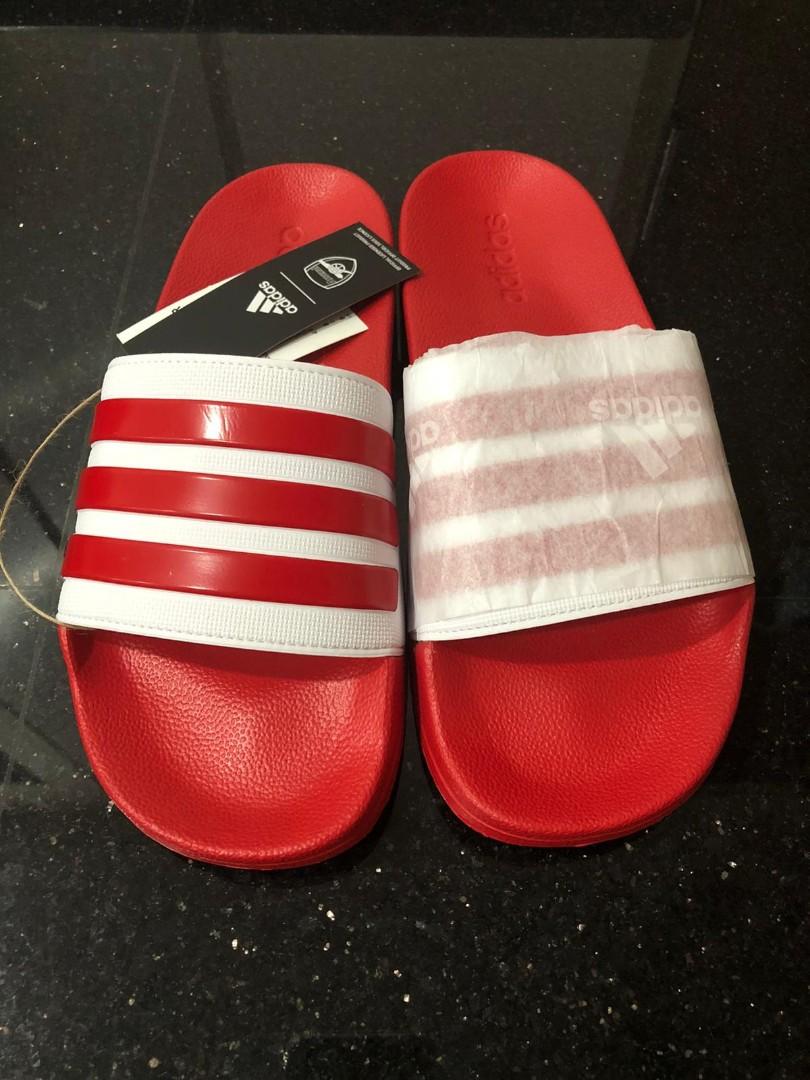 adidas sandal red
