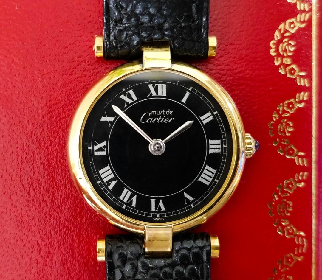 value of must de cartier watch