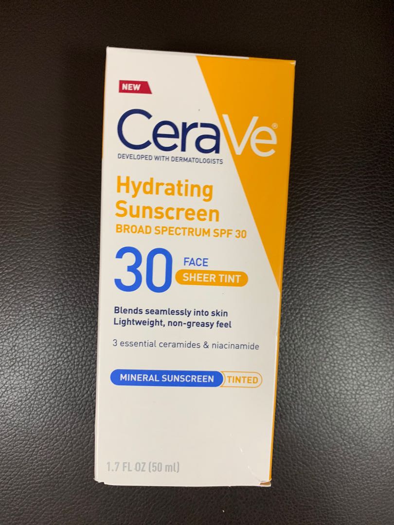 cerave hydrating sunscreen spf 30 face