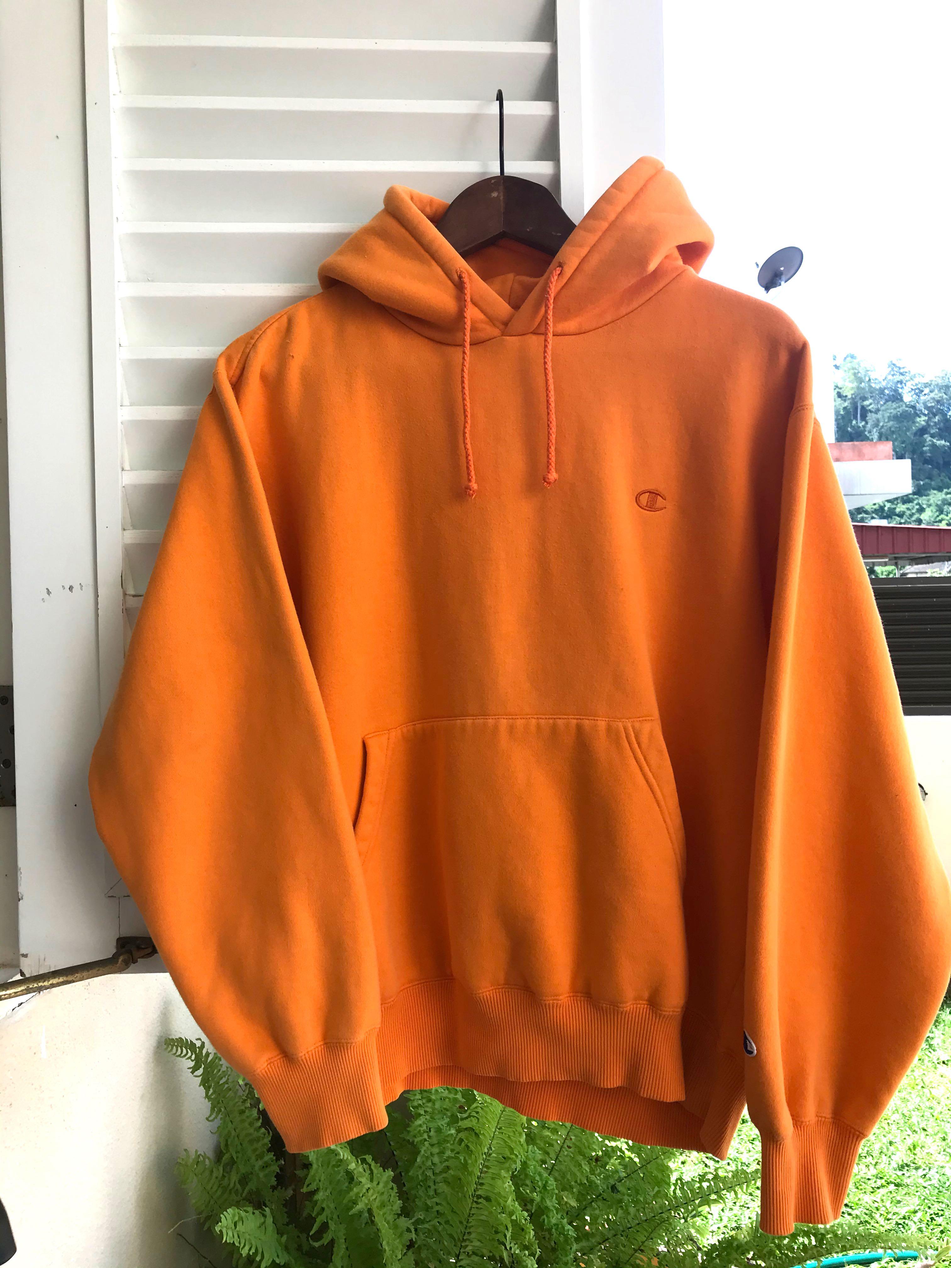 Vintage orange champion sweatshirt store