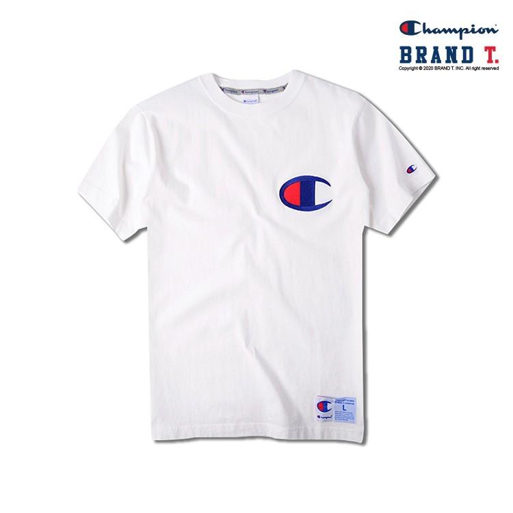 champion t shirt big logo