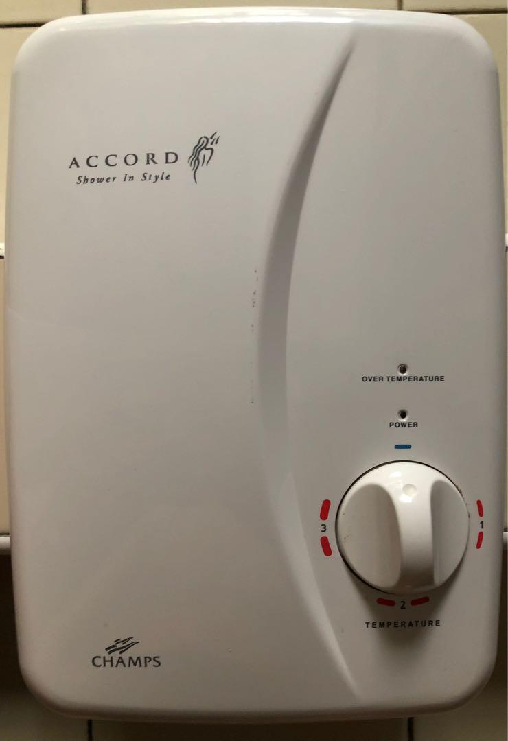 Champs Instant shower heater, TV & Home Appliances, Kitchen Appliances