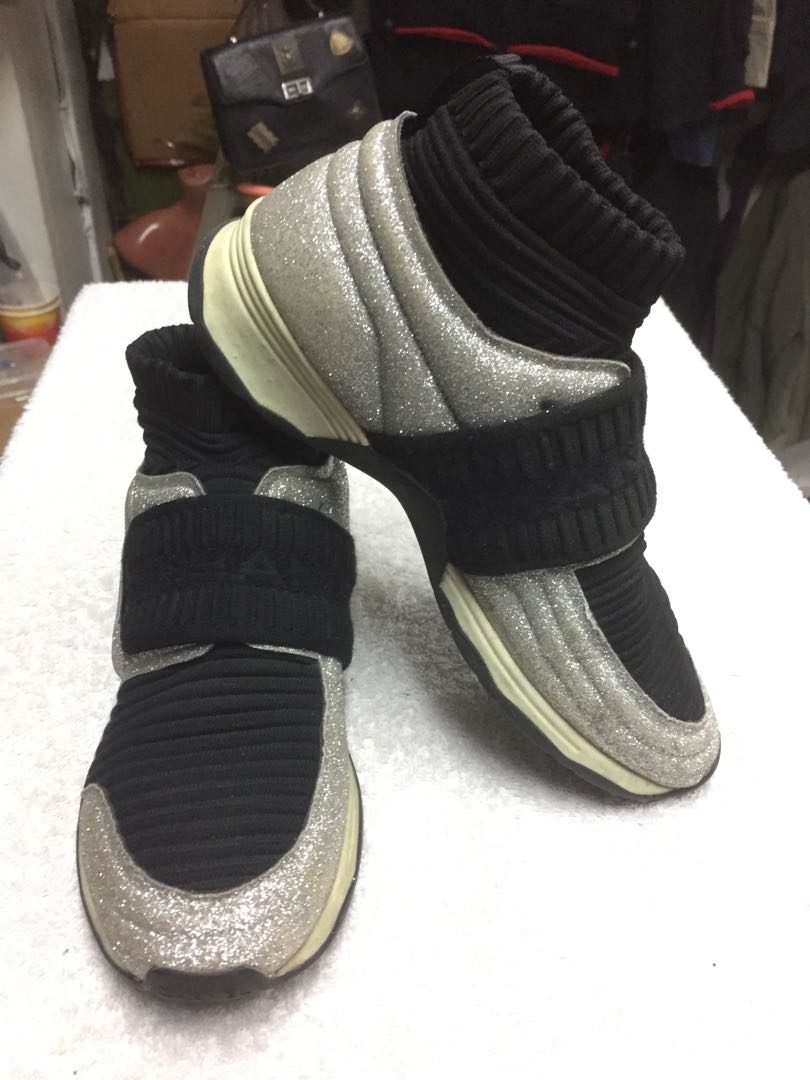 Chanel glitter clearance sneakers
