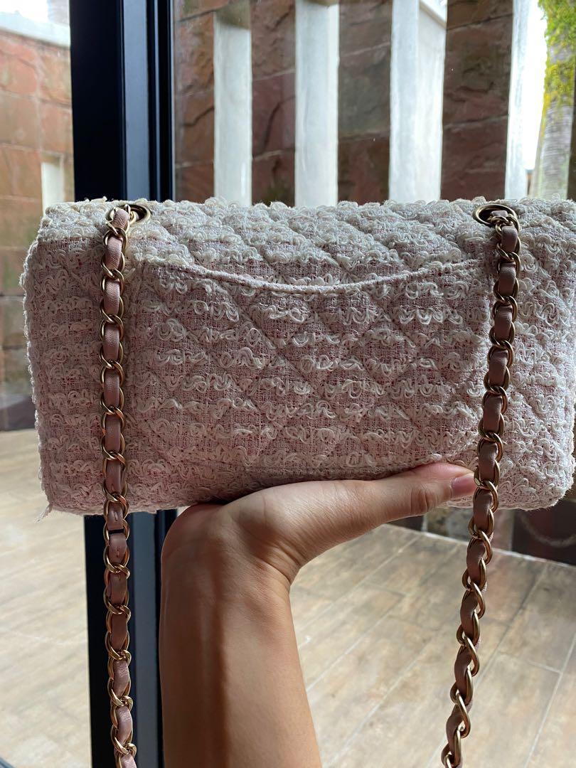 Chanel classic top flap tweed