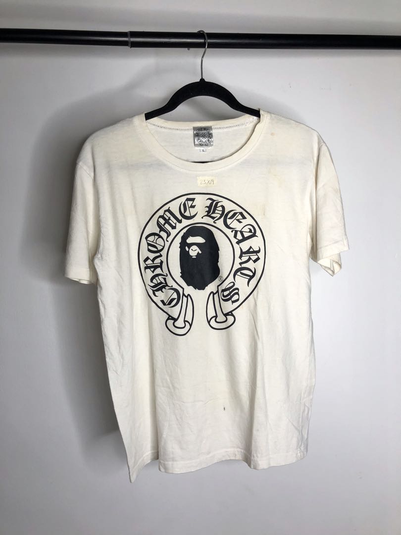 bape x chrome hearts tee