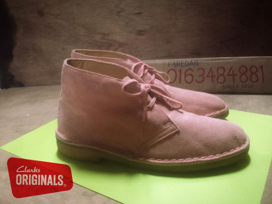 Clarks Desert peach 7UK Men s Fashion Footwear Boots on Carousell