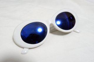 F21 Clout Goggles in White/Blue