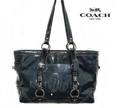 Coach patent leather tote store