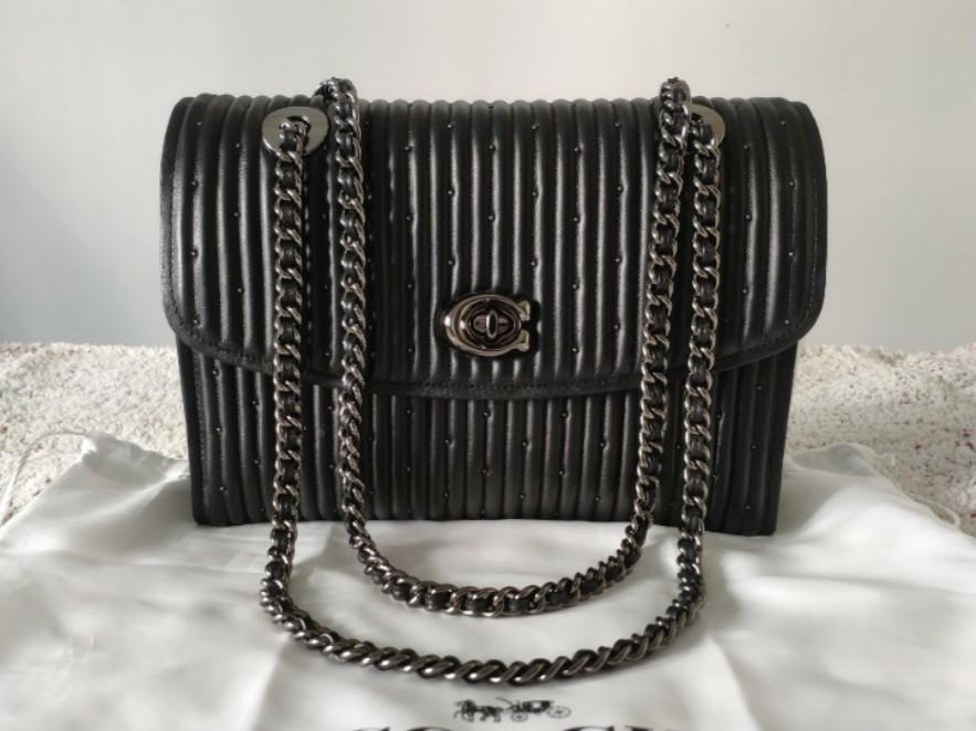 Coach parker bag quilted deals