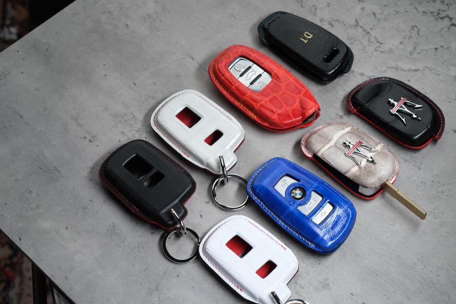 Custom Made Car Key Fobs In Crocodile Leathers, Luxury, Accessories on