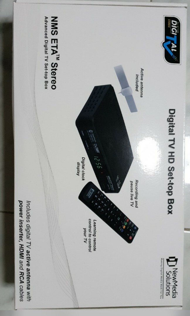 Digital tv set up box without antenna, Home Appliances, TVs & Entertainment  Systems on Carousell