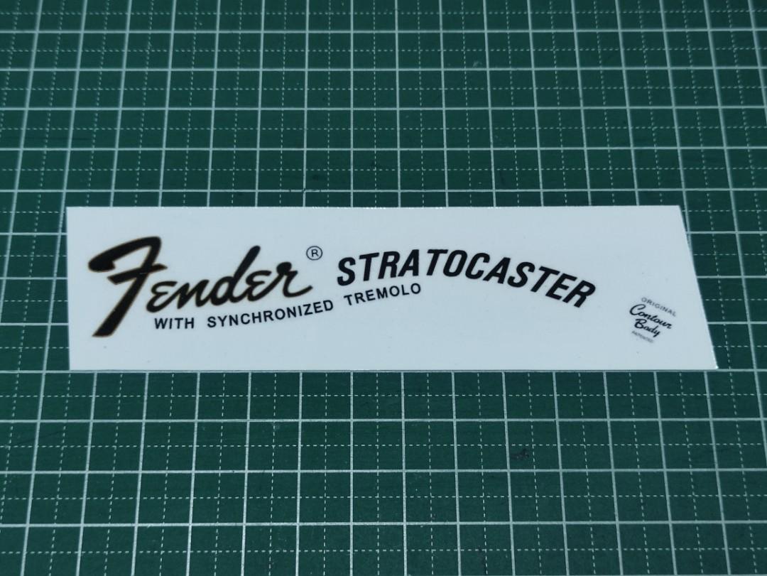 FENDER STRATOCASTER WATERSLIDE GUITAR DECAL FOR LARGE HEADSTOCK (Category: Musical Instruments) located in Malabon City. Submitted by rubiosblessings (Listing ID 1049722711, Image 2). Description: FENDER STRATOCASTER WATERSLIDE GUITAR DECALS FOR LARGE HEADSTOCK We accept custom made waterslide decals. Just send a soft copy high resolution (JPEG or PNG file) in white or transparent background. "100% guaranteed same size as the original" Note: We d