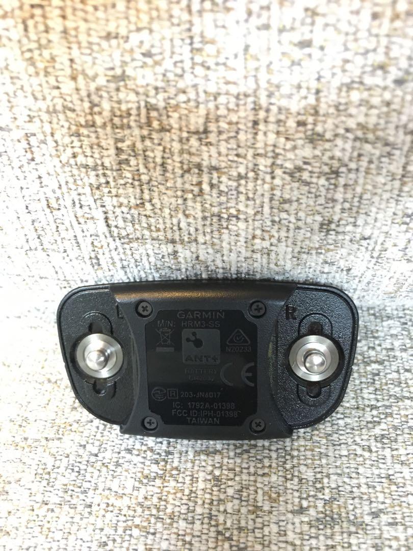 Garmin HRM3SS Heart Rate Monitor 心率感測器, 健康及營養食用品, 健康監測儀和體重秤 Carousell