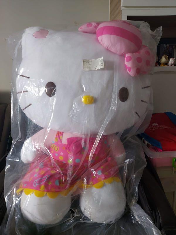 Hello kitty soft toy large on sale