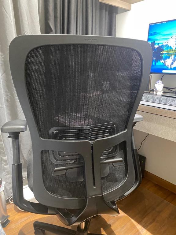 Haworth Zody Office Chair with spare Arm Pads Caps and lumbar support, Furniture & Home Living