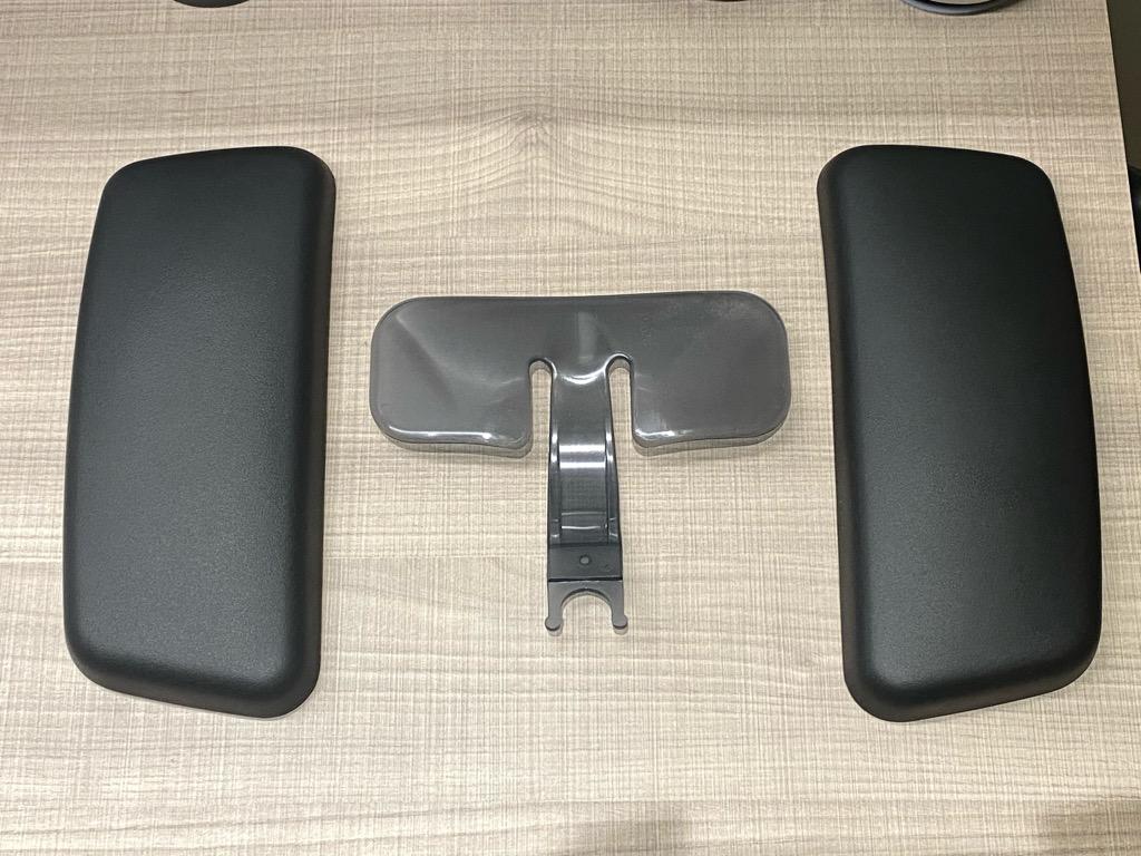 Haworth Zody Office Chair with spare Arm Pads Caps and lumbar support, Furniture & Home Living