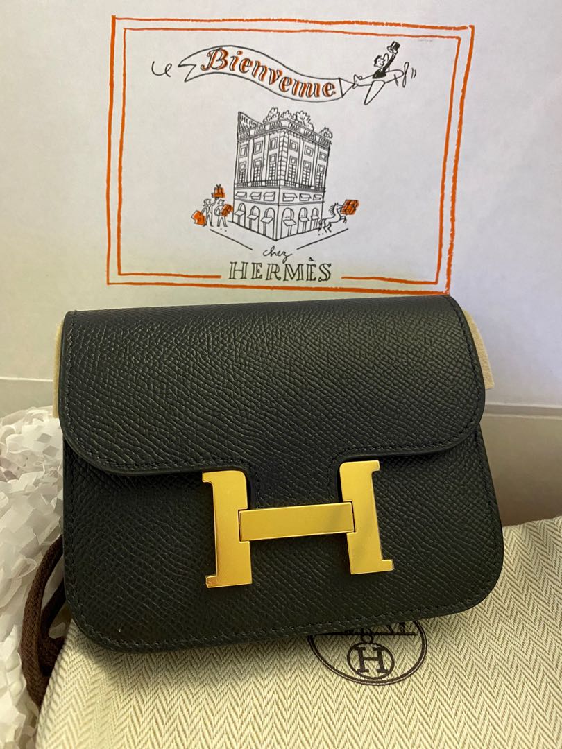 Hermes Constance Slim Wallet GHW, Women's Fashion, Bags & Wallets ...