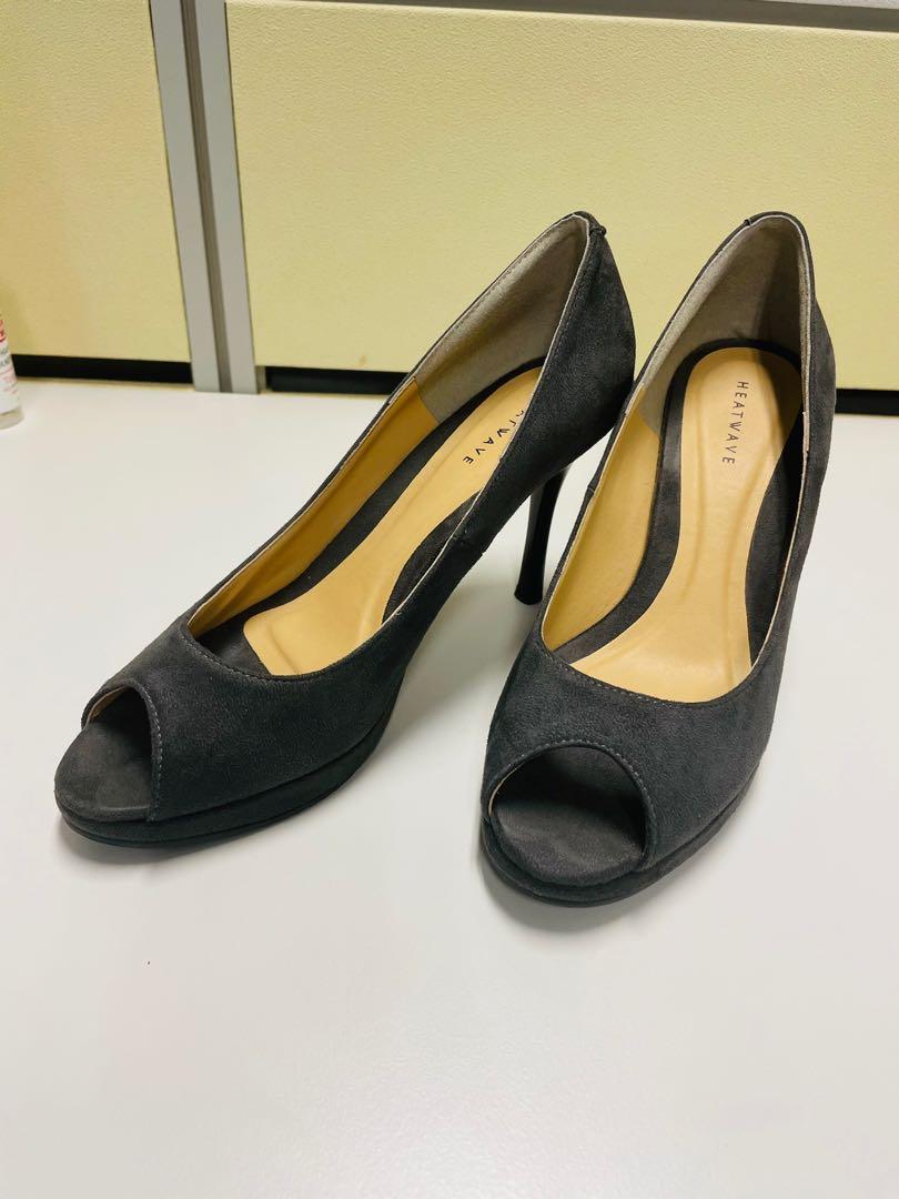 dark grey heels