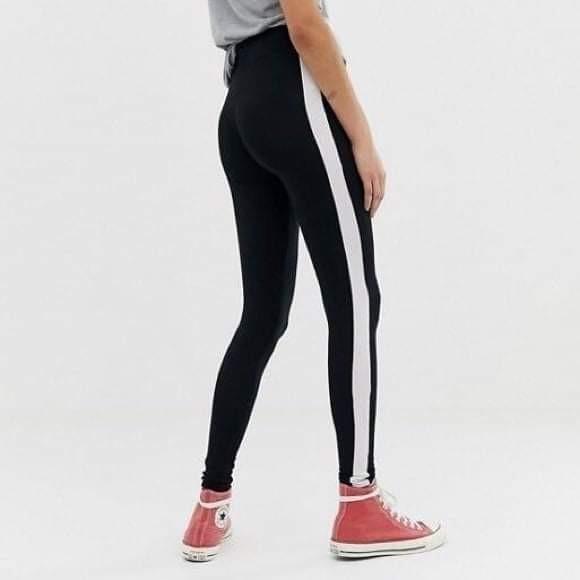 H M Divided Track Leggings Thick Fabric Women s Fashion Bottoms Jeans on Carousell