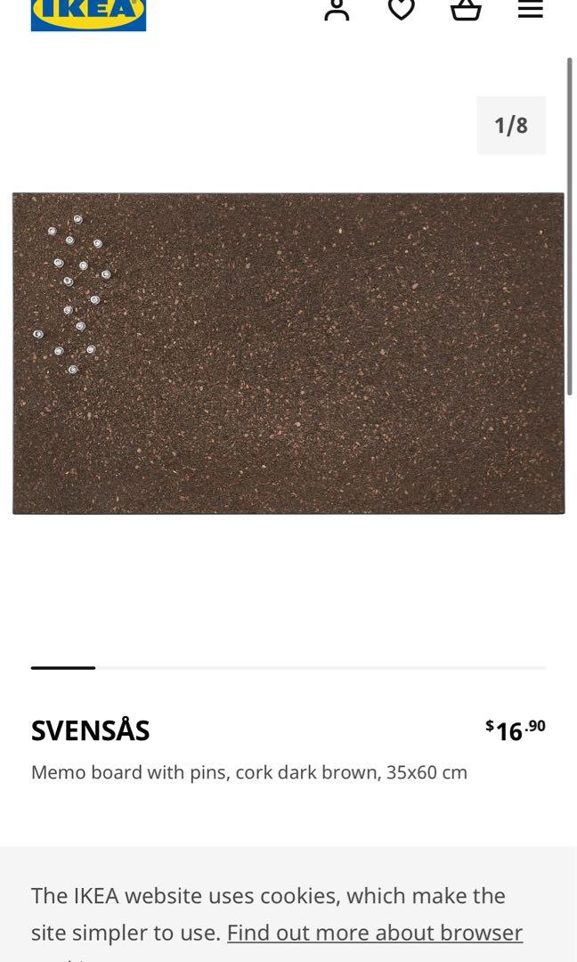 Ikea Cork Board Design Craft Others On Carousell But cork is porous, and after spending time keeping wine inside of a bottle it may become stained or develop an unpleasant. carousell