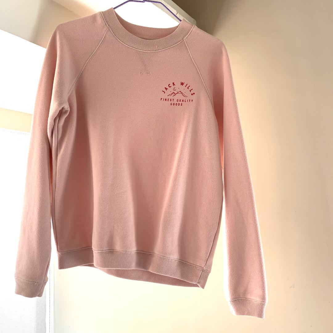 jack wills pink hoodie