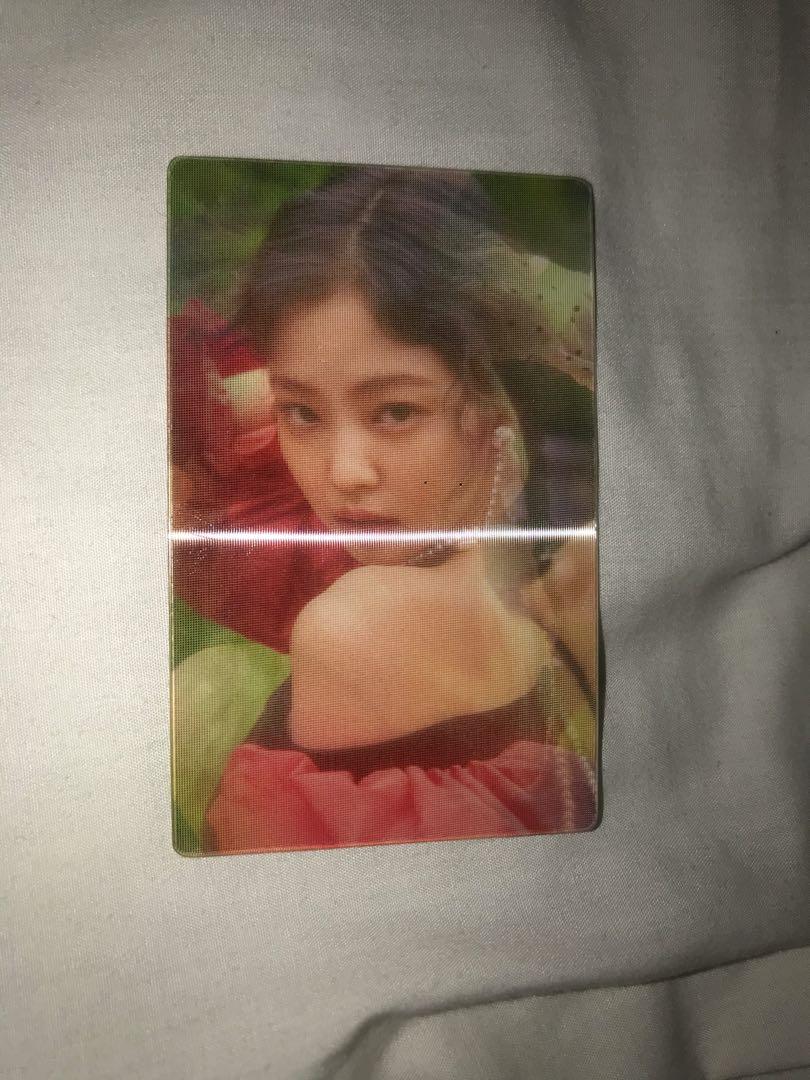 限定激安BLACKPINK JENNIE SOLO lenticular card K-POP・アジア