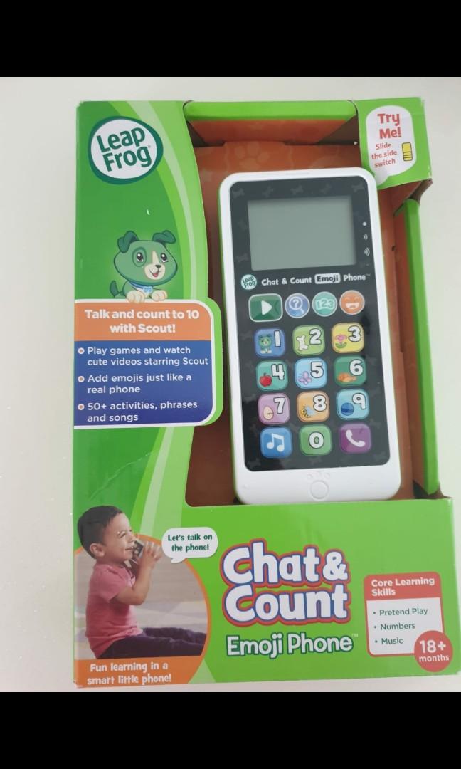 chat and count emoji phone