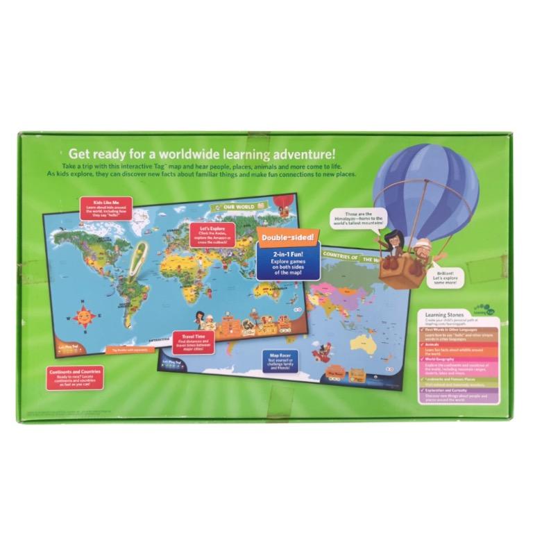 Leapfrog Tag Interactive World Map, Hobbies & Toys, Toys & Games on