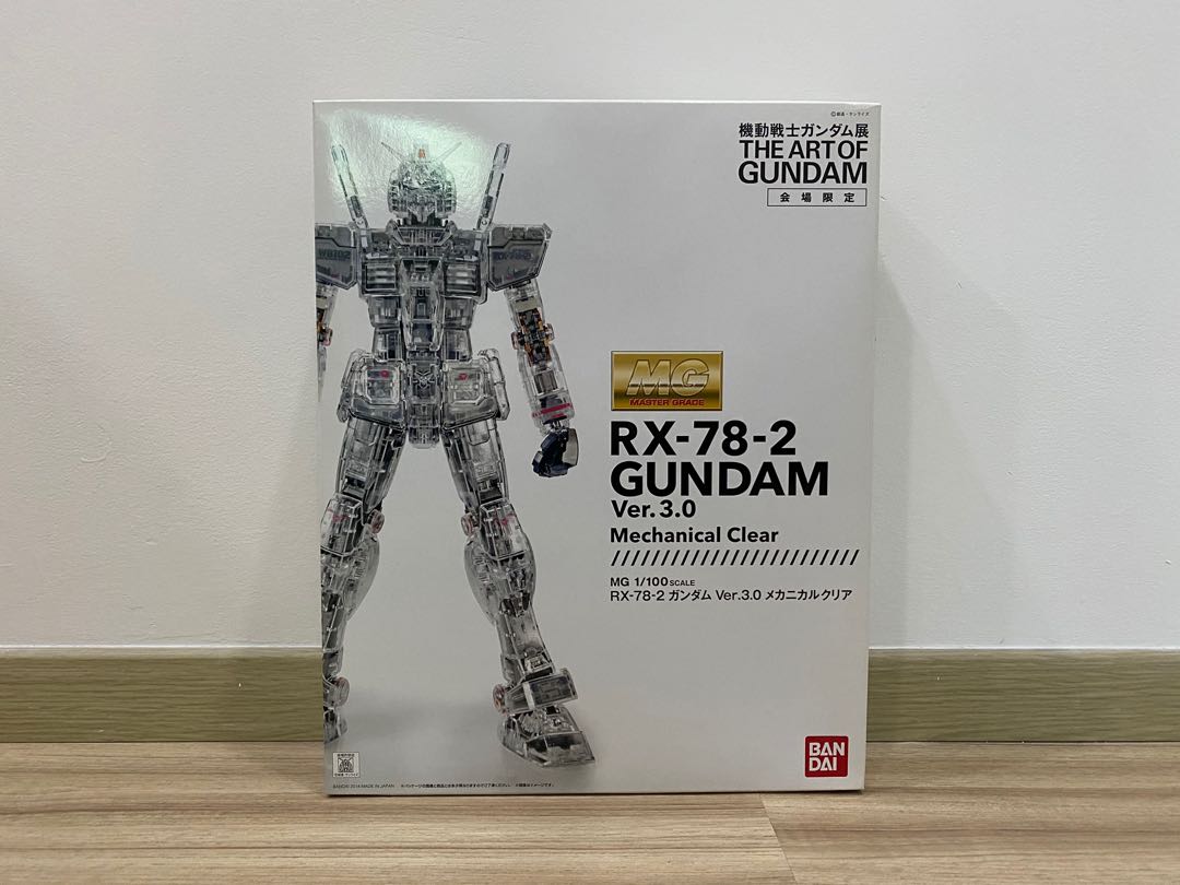 Limited Edition The Art Of Gundam Rx 78 2 Gundam Ver 3 0 Mechanical Clear Mg Toys Games Action Figures Collectibles On Carousell