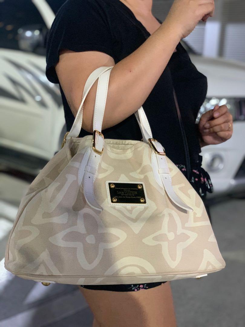 Louis Vuitton Tahitienne Cabas Limited Edition Beige MM size