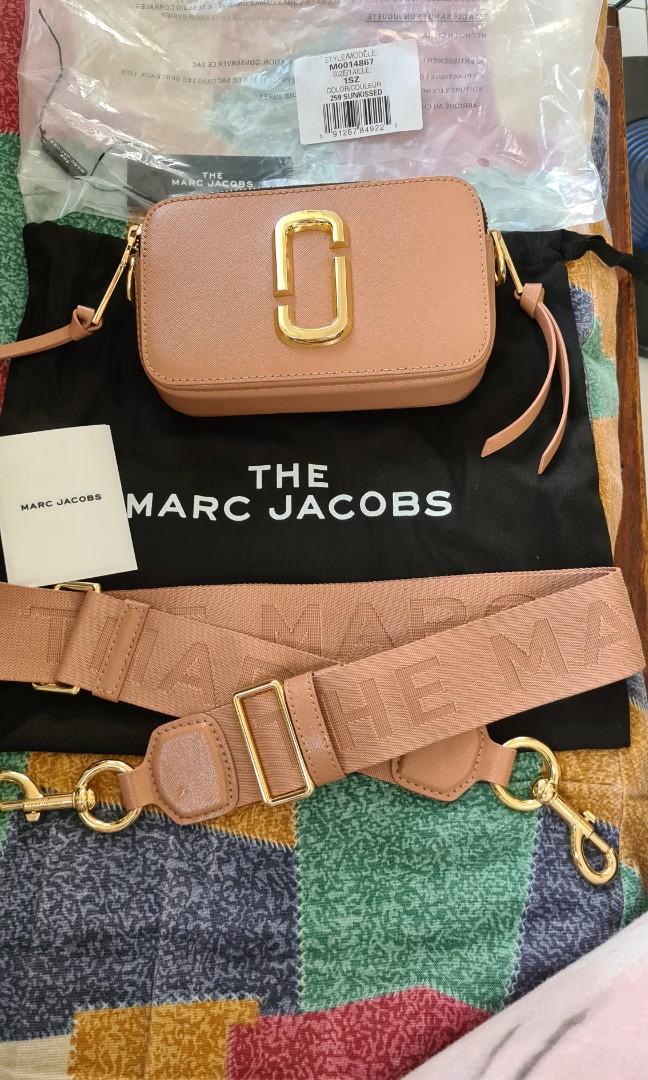 Marc Jacobs Snapshot In Pelle Colore Sunkissed