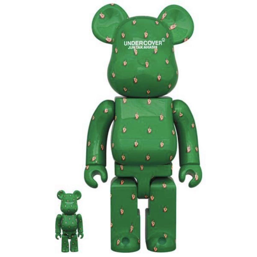 Medicom toy undercover ceramic and fxxk finger bearbrick 400% 100 