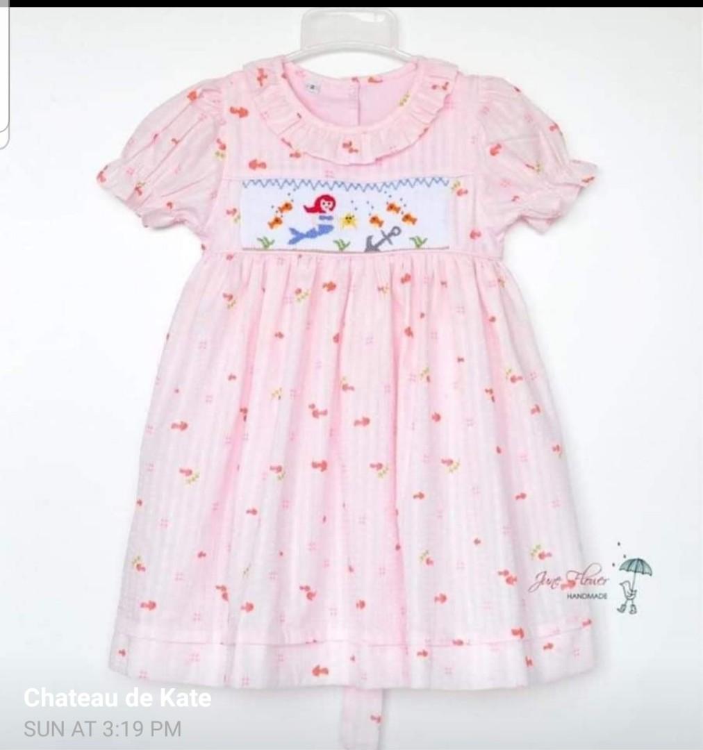 mermaid smocked dress