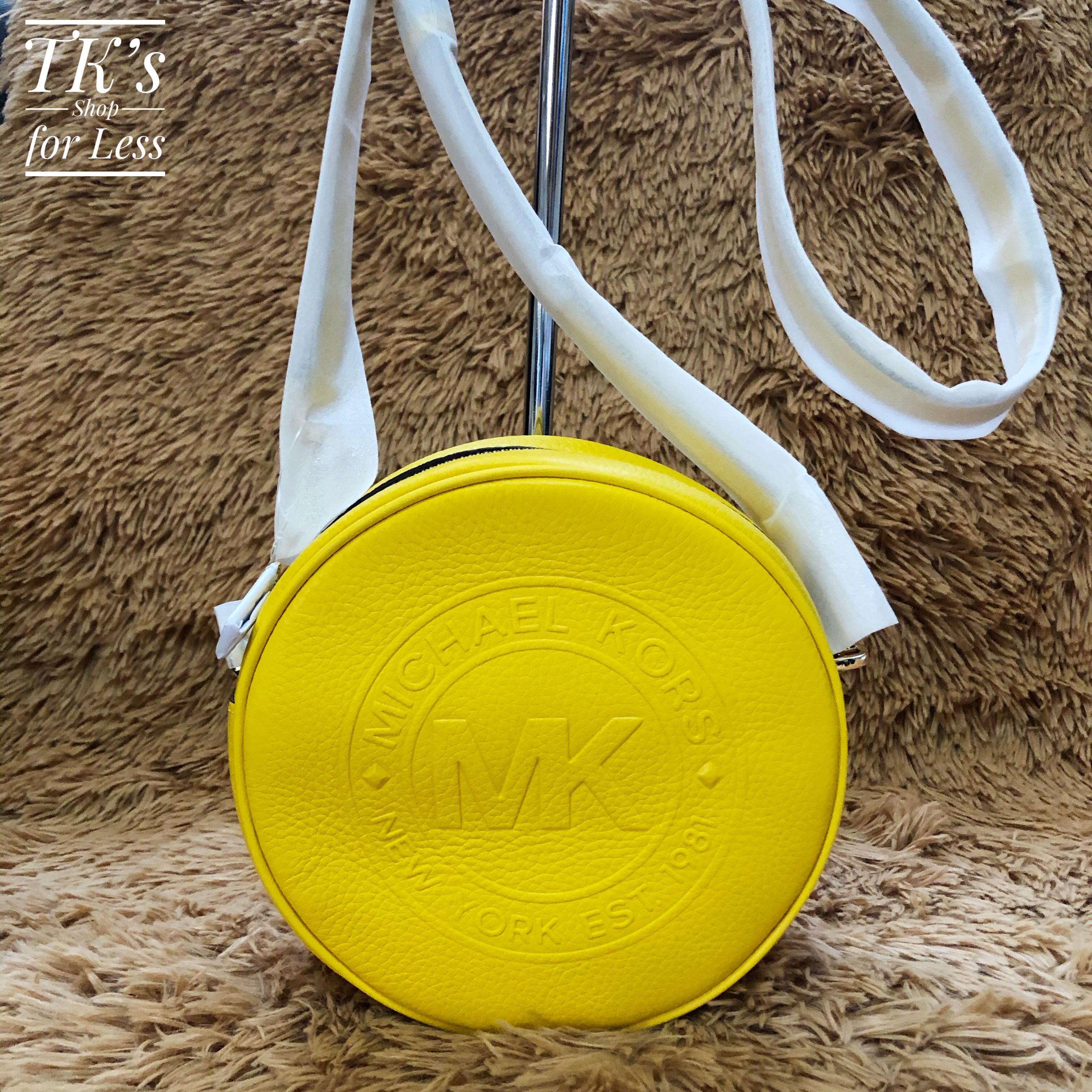 Fulton small logo debossed leather canteen crossbody best sale bag