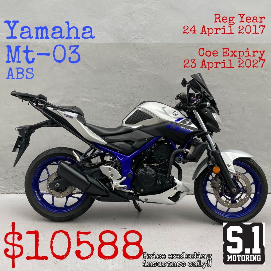 Mt03 Yamaha Used Motorcycles Motorcycles For Sale Class 2a On Carousell