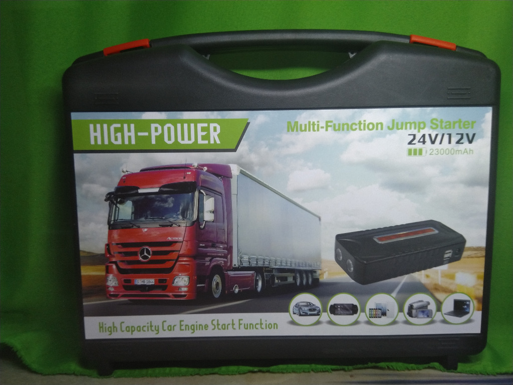 Multifunction jump starter for lorry, hilux, van, bus and car, Auto