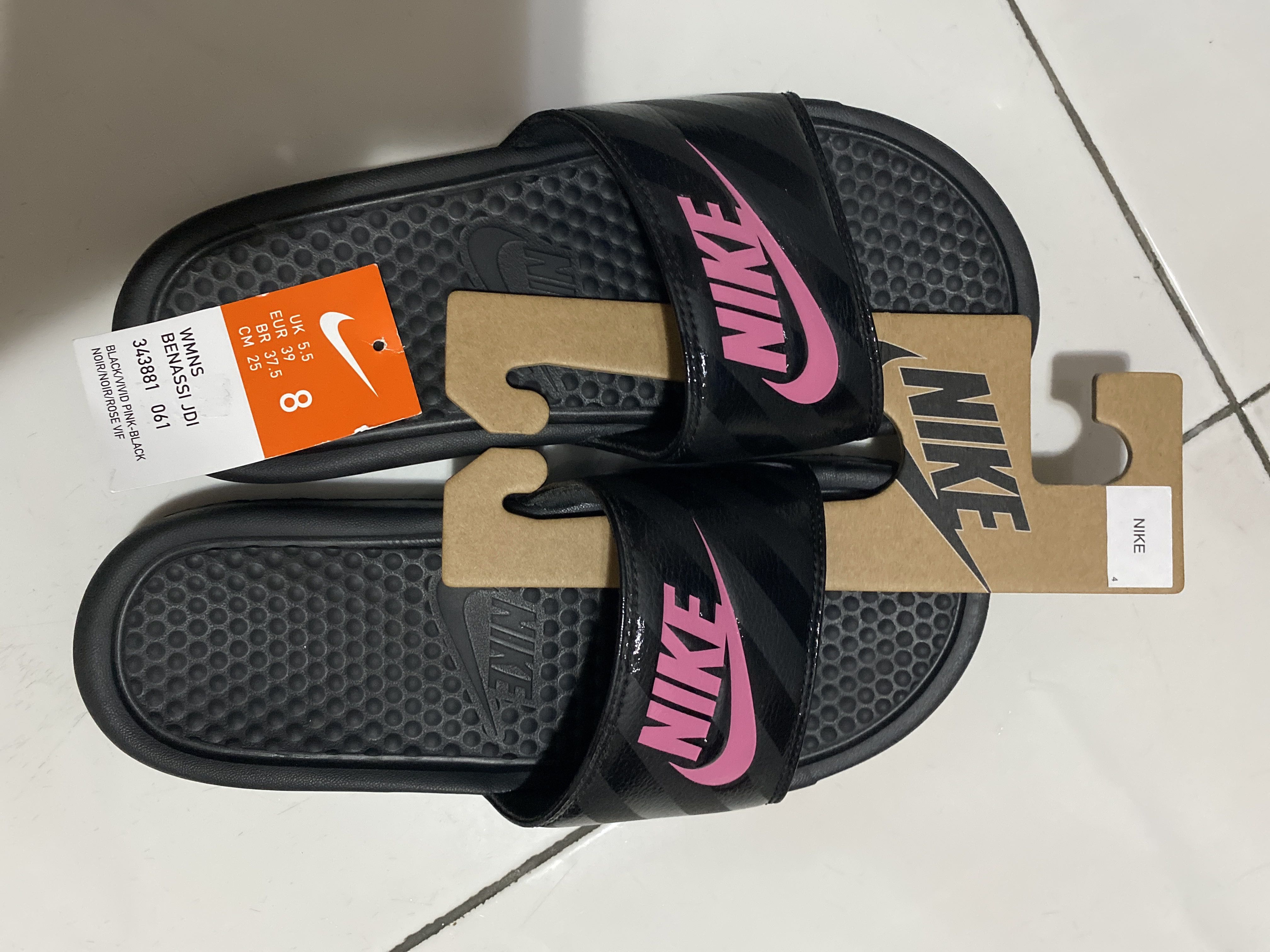size chart nike benassi