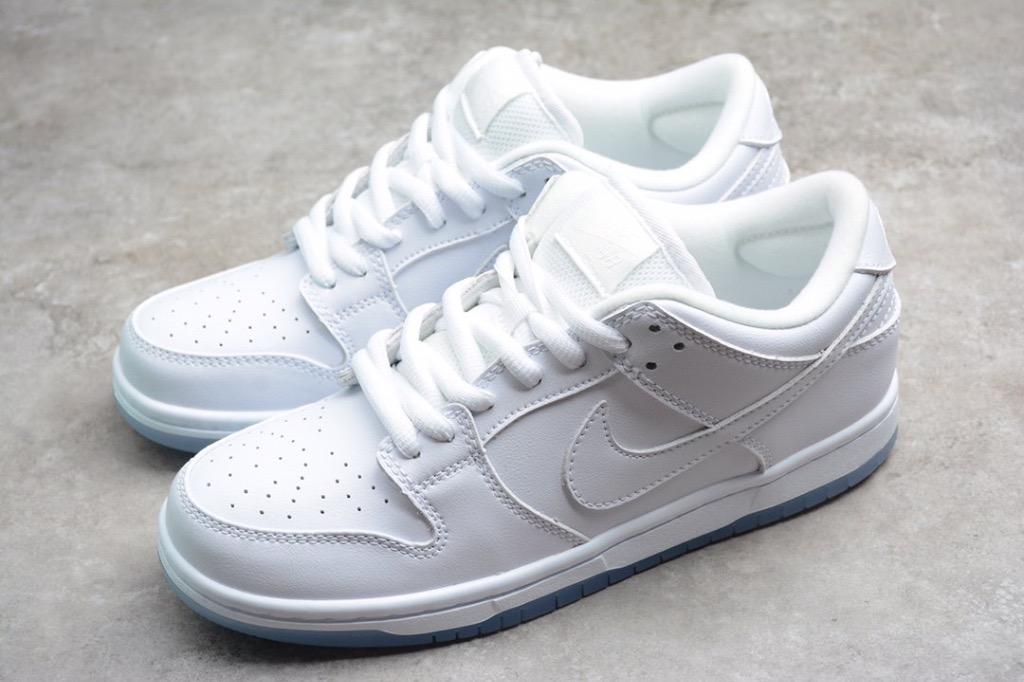 NIKE SB Dunk Low Pro 304292 100 white men women shoes Euro 36 45 Women s Fashion Footwear Sneakers on Carousell
