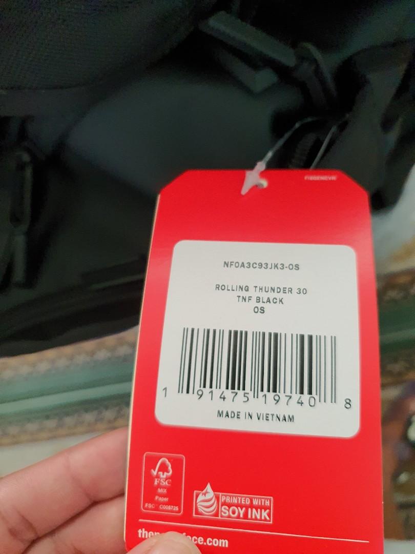 North Face rolling thunder 30 luggage 80L, Travel, Travel Essentials