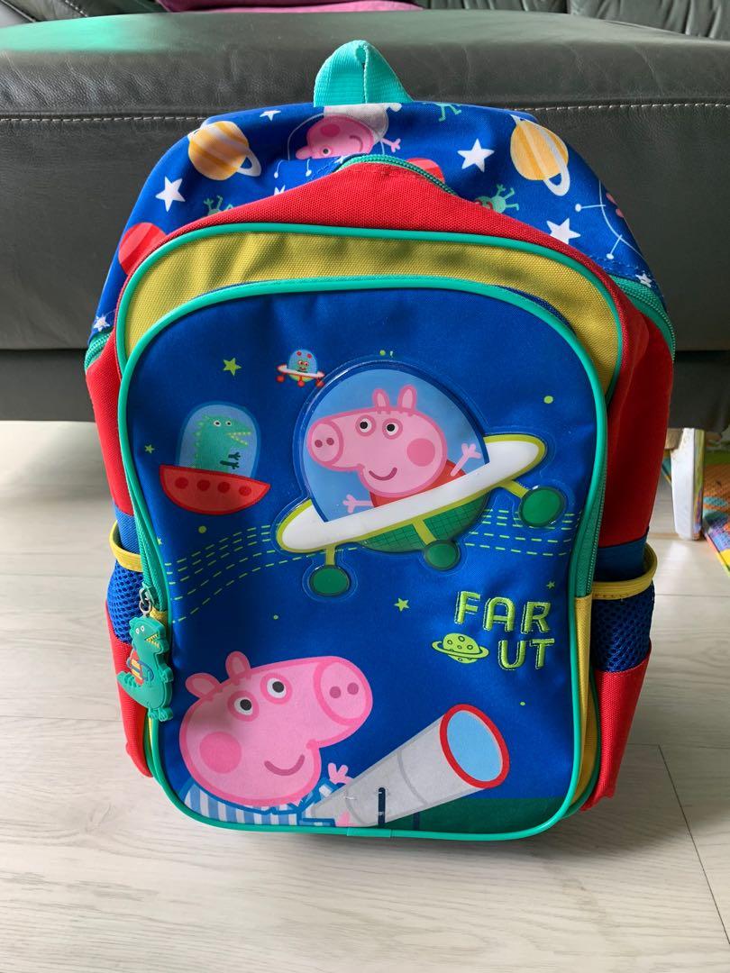 Peppa Pig preschool Trolley Bag, Babies & Kids, Going Out, Diaper Bags