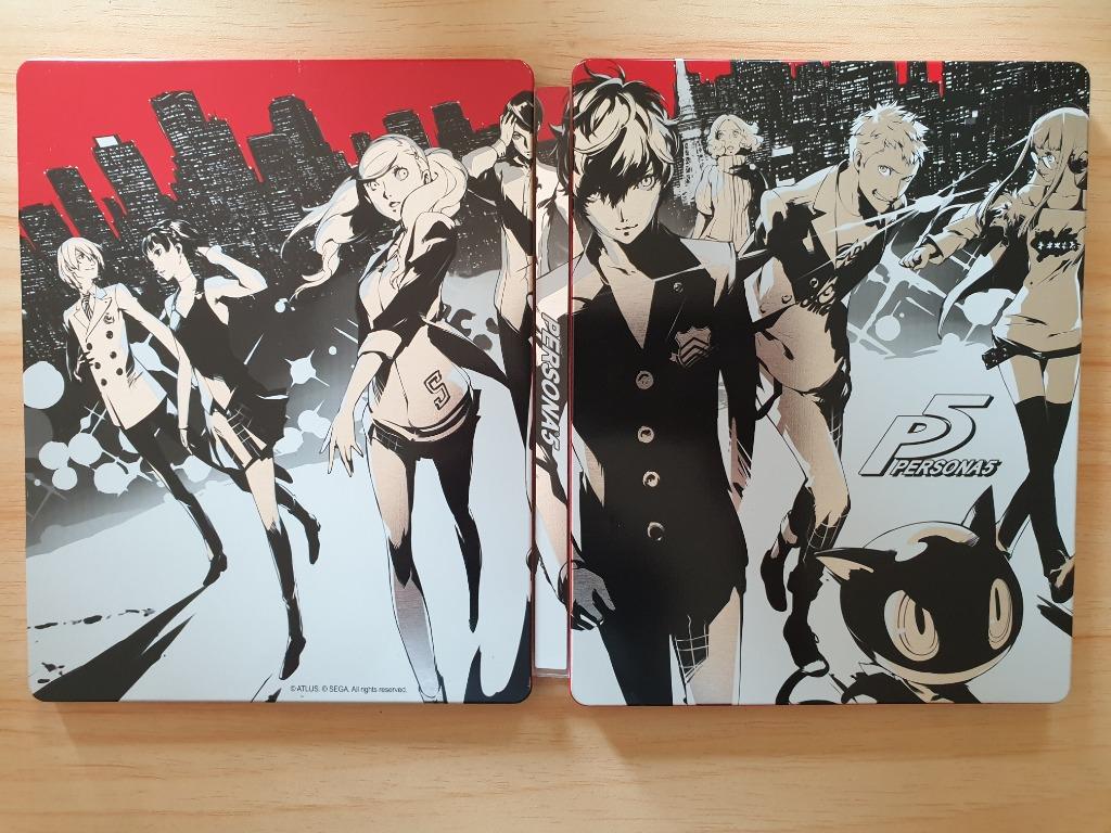 Jeu Persona 5 - Version Steelbook Limited Edition PS4 - En Bon état Avec Boîtier